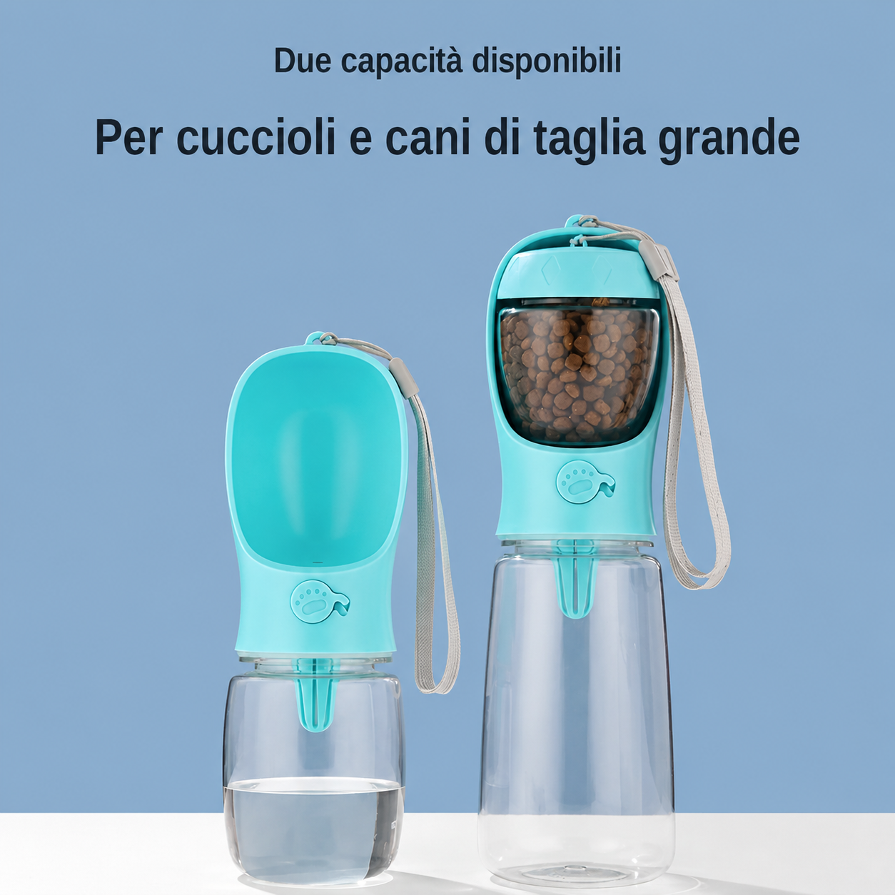 Borraccia 2 in 1 per Cani con Ciotola Integrata